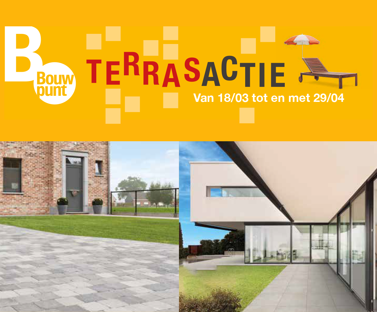 Terrasactie 2023 van 18/03 tot en met 29/04!